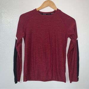 Russell Boy's Long Sleeve Heather T-Shirt, Sparkling Merlot Heather kids Large